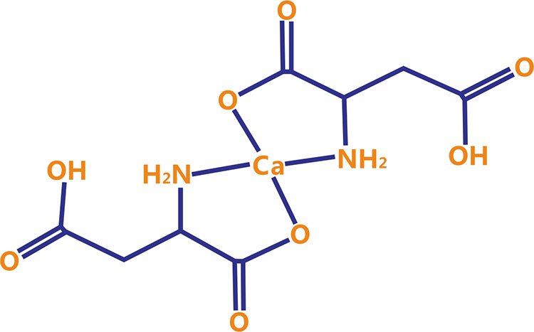 钙立速天门冬氨酸钙分子结构