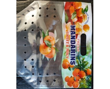 OPP复CPP彩印水果打孔袋自封自立彩印水果袋生产厂家
