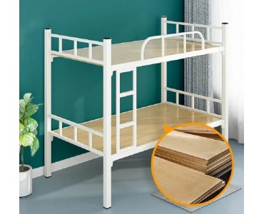 学校双层上下铺床、床架方管制造厚实坚固不易变形
